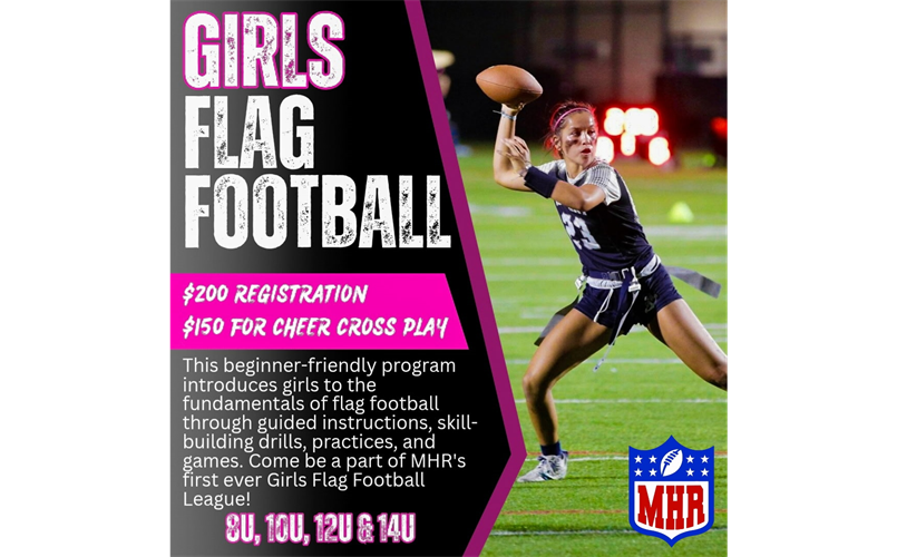 NEW!! Girls Flag Football!